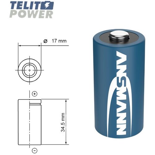 Ansmann CR123A / CR17335 Litijum baterija &ndash; 3 V/ pakovanje 50 komada Cene