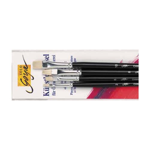  Set ravnih četkica Solo Goya 4 delni Slike