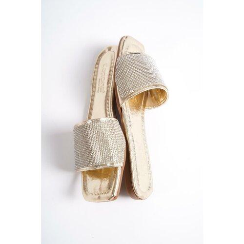 Capone Outfitters Single Strap with Stones, Flat Heel Women's Slippers Cene