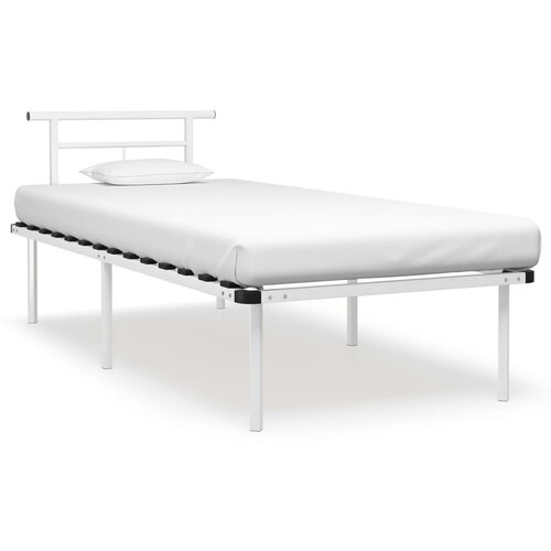  Okvir za krevet bijeli metalni 90 x 200 cm Cijene