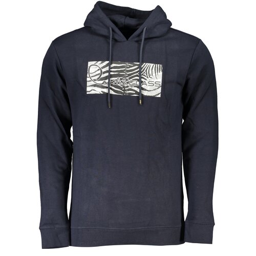 Cavalli Class MEN&#39;S BLUE ZIPLESS SWEATSHIRT Cijene