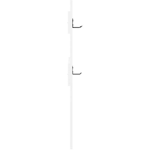  Vje&amp;scaron;alica za kapute na zidu Zidne Bijelo 65 x 3 x 100 cm Slike