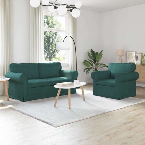 SOFA 2 pcs Tamnozelena Metal Cene