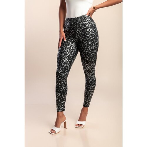 Fenzy Plus Size Legice S Potiskom, Črne Cene
