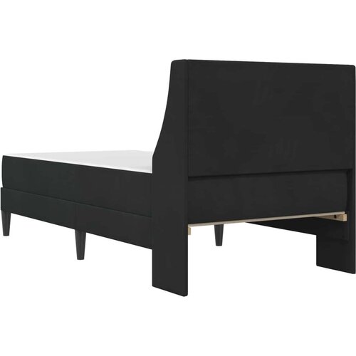  Okvir kreveta s madracem Zidne s uzglavljem 2 pcs Crna Bar&amp;scaron;un - Crna 100 x 200 cm Slike