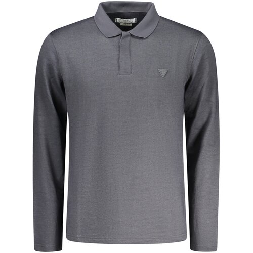 Guess Jeans LONG SLEEVE POLO MEN BLACK Cene