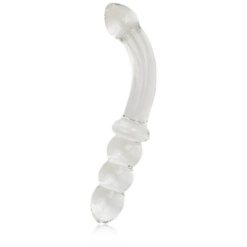 Lovetoy Glass Romance Double G-Spot Dildo GS10C Clear Slike