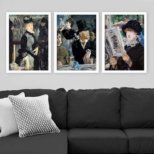 Wallity Set uramljenih slika 3BC_UN195150, 3 Dela Cene