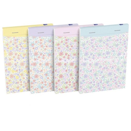 Blok ZA BILJEŠKE A6 CRTE 80L S NASLOVNICOM FLORAL PASTEL OXFORD 400094827 SORT Cene