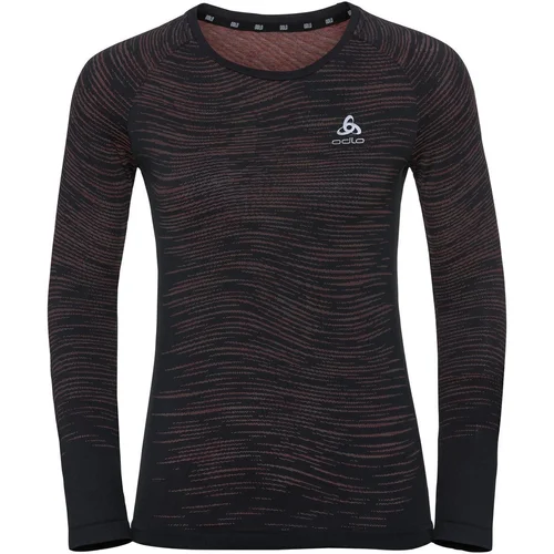 Odlo Blackcomb Ceramicool T-Shirt Black/Space Dye XS Majica za trčanje s dugim rukavom