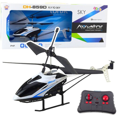  Helikopter na daljinsko upravljanje Aviator DH-859D LED 360° - modra Cene