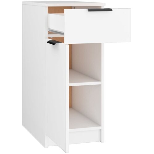  za radni stol bijeli 33,5x50x75 cm konstruirano drvo Slike