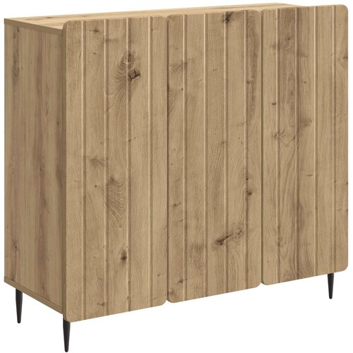 vidaXL Strani &scaron;al Artisan hrast 89 x 34,5 x 82 cm Inženirski les, (5000218094) Cene