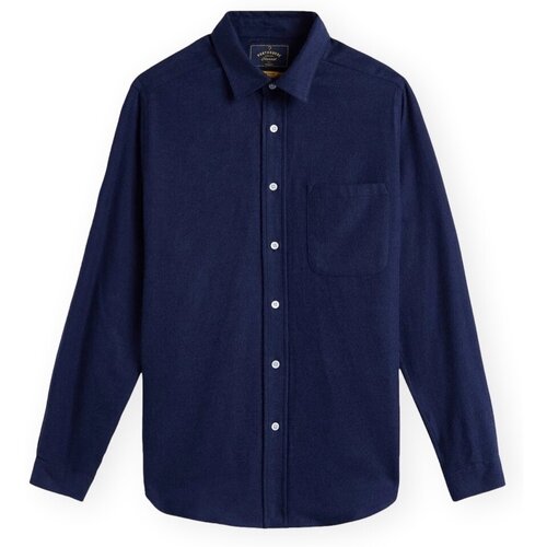 Portuguese Flannel Srajce z dolgimi rokavi Teca 2.0 Shirt - Blue Modra Slike