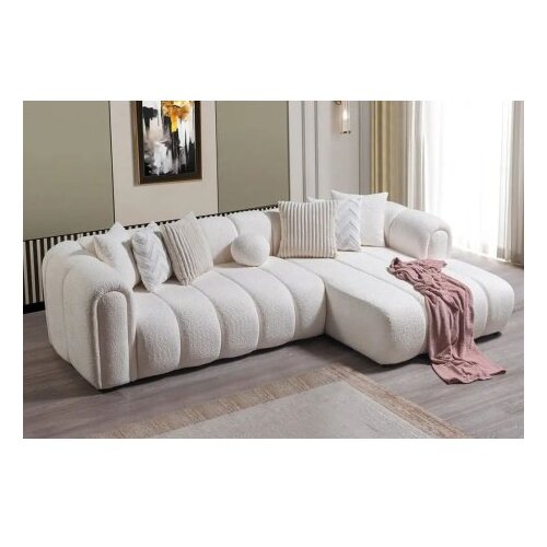 Atelier Del Sofa ugaona garnitura n line right white Slike