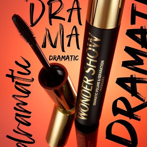 Eveline Cosmetics Wonder Show Mascara maskara za povećanje volumena nijansa Intense Black 7 ml Slike