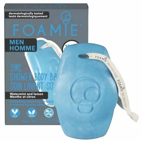 Foamie Seas The Day 3in1 Shower Body Bar For Men syndet za moške 90 g