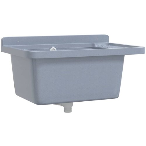Maison Chic Stenski Umivalnik - Kopalna umivalnik - Lavabo siv 60x40x28 cm smola, (21684952) Cene