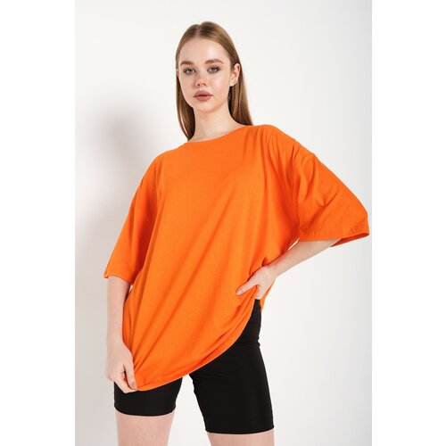 K&H TWENTY-ONE women's Orange Oversized T-shirt Slike