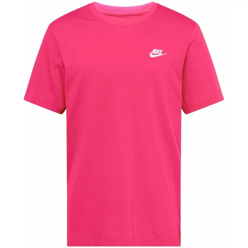 Nike Sportswear Majica 'Club' roza / bela