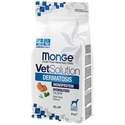 Monge vetsolution dermatosis canine - dijetetska hrana za pse za podršku funkciji kože kod dermatoza i prekomernog opadanja dlake (2kg i 12kg) 2kg Cene