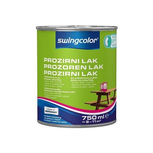 SWINGCOLOR Visokosijajni prozorni lak za les (750 ml) Cene