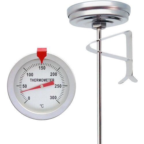 INF 300mm sonda termometer za cvrtje z sponko, 304 inox, 0℃&ndash;300℃, (5000326934) Cene