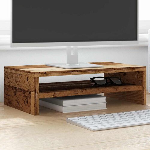  Stalak za monitor staro drvo 42x24x13 cm konstruirano drvo Slike
