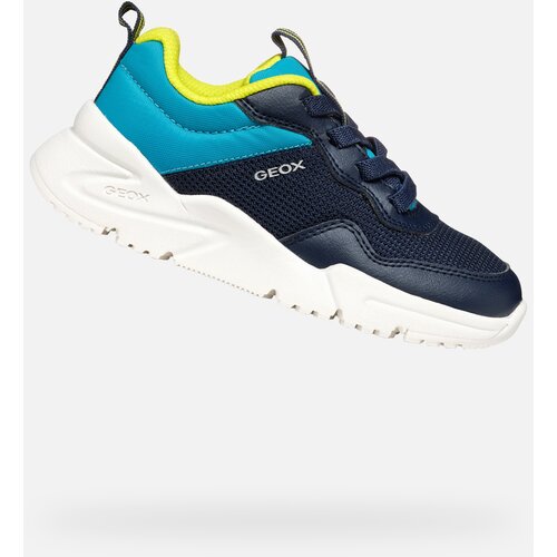 Geox Boys' Dark Blue Loftus Sneakers - Boys Cene