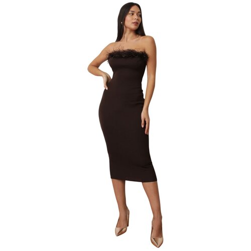 La Modeuse Dolge obleke 77133_P182783 Kostanjeva Slike
