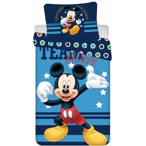 Jerry Fabrics Pamučna dječja posteljina za krevet za jednu osobu 140x200 cm Mickey Team –
