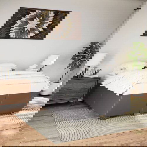 Furnova Posteljni okvir siv 140x200 cm umetno usnje, (21933920) Slike