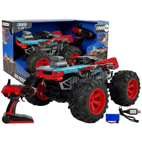  Buggy na daljinsko upravljanje 1:14 2.4G RC Big Wheels - crveni Slike