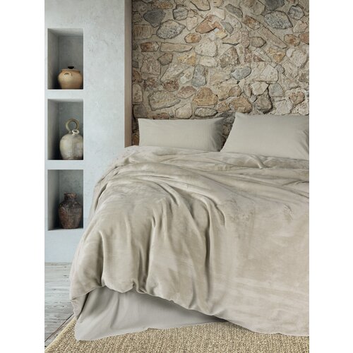 Aberto Design komplet posteljina Flossy, 200x220 cm, Bež Cene