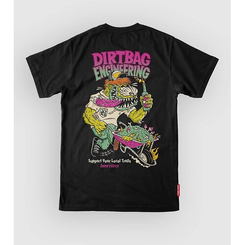 Loose Riders Dirtbag Engineering Tech Tee black Cene