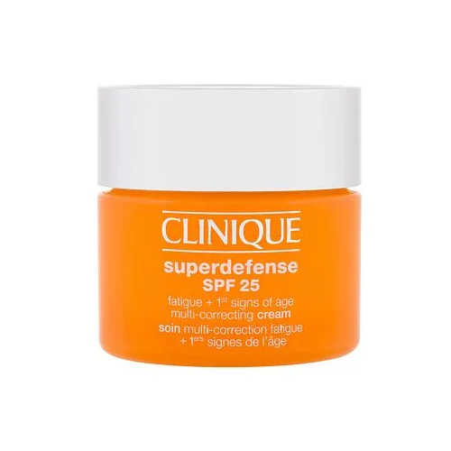 Clinique superdefense multi-correcting SPF25 korektivna krema proti staranju za suho oz. zelo suho kožo 50 ml za ženske