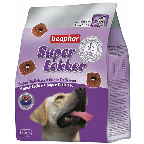 Beaphar super lekker hrana za odrasle pse 1kg Slike