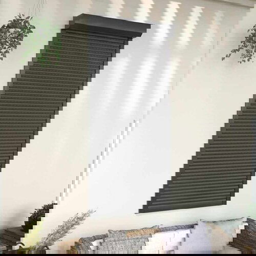 vidaXL rolete iz aluminija 100x210 cm antracit Cene