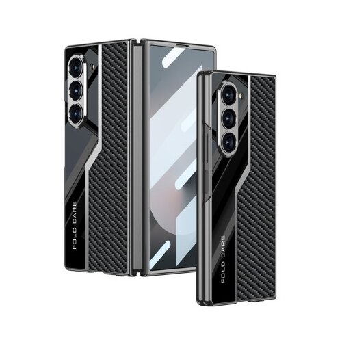  Futrola leather style za samsung f956b galaxy z fold 6 5g karbon crna (gkk case) ( F116725 ) Cene