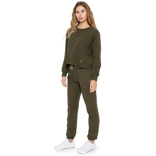 Leone 1947 Spodnji deli trenirke Woman Sweatpants Urban Safari Kaki Cene
