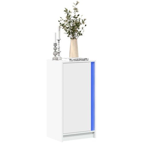  Komoda s LED svjetlima bijela 42 5x34x85 cm konstruirano drvo Cijene