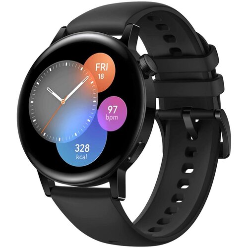 Huawei SAT pametni, 1.32&amp;rdquo;, vodootporan, BT 5.1, 292mAh &amp;ndash; GT 3 42 mm Active Black Slike