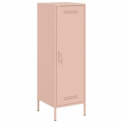 Maison Chic Visoka omara - Komoda - Predalnik roza 36x39x113 cm jeklo, (21716998) Slike