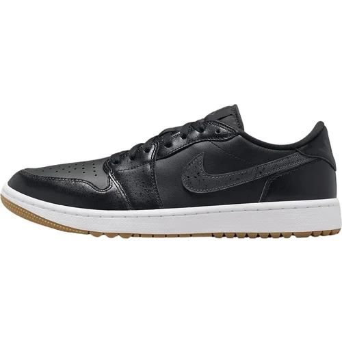 Nike Air Jordan 1 Low G Golf Shoes Black/Gum Medium Brown/White/Anthracite 44