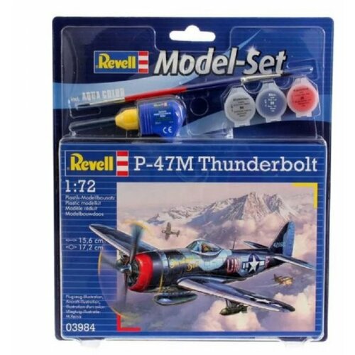 Revell maketa model set P-47M thunderbolt Cene