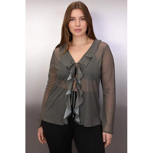 Trendyol ženska bluza Tbbss25Af00093, šarena Cene
