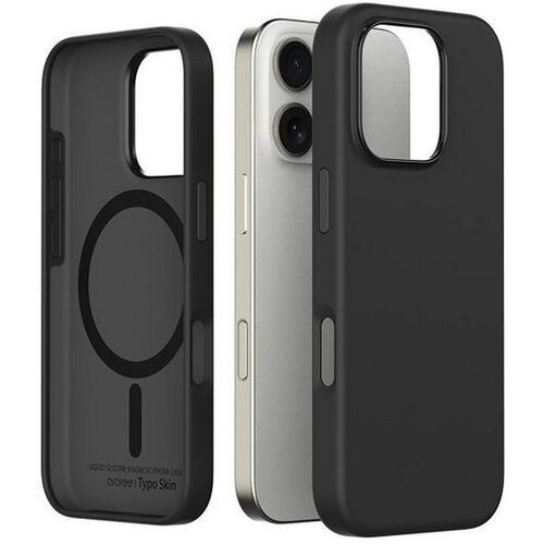 Araree Ovitek Typo Skin M za iPhone 16 Pro, črn, (5000265961) Cene