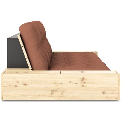 Karup Design Opečnato oranžna raztegljiva sedežna garnitura 244 cm Base &amp;ndash; Slike