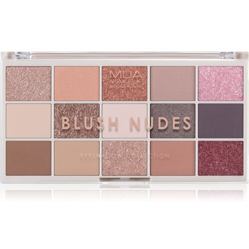 MUA Makeup Academy Professional 15 Shade Palette paleta senčil za oči odtenek Blush Nudes 12 g Cene