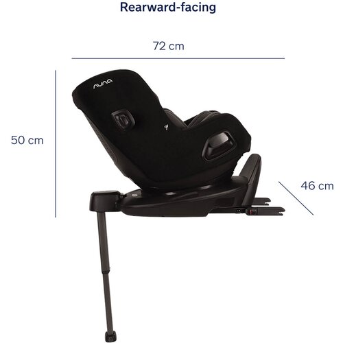 Nuna Avtosedež i-size 40-105 cm Pruu 360 caviar Slike